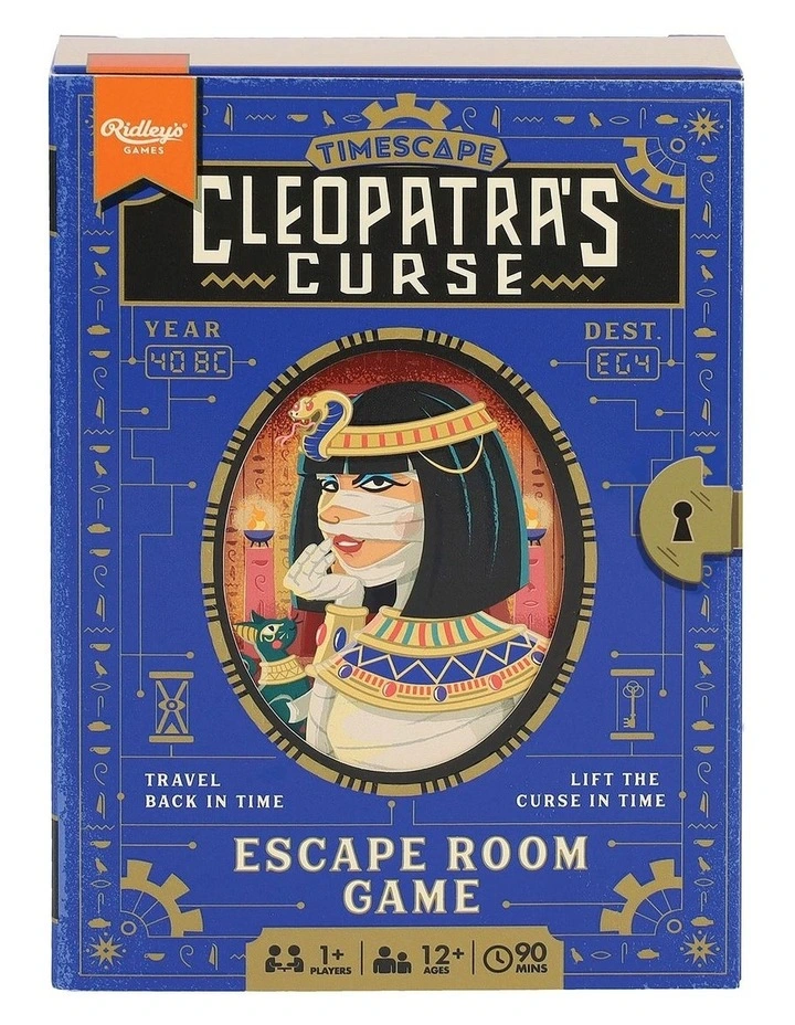 Timescape Cleopatra's Curse Escape Room Game in Blue image 1