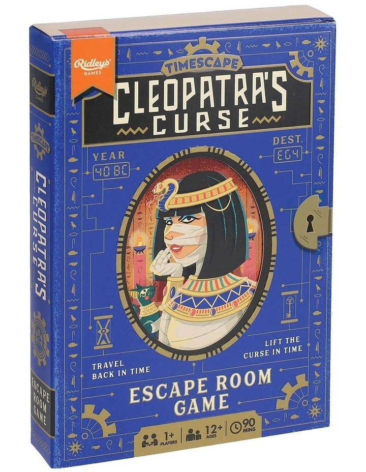 Timescape Cleopatra's Curse Escape Room Game in Blue image 2