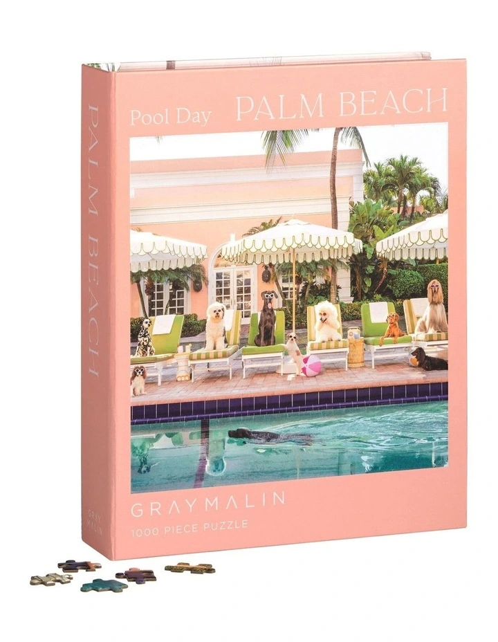 Malin Palm Beach Book Puzzle 1000 Piece image 1