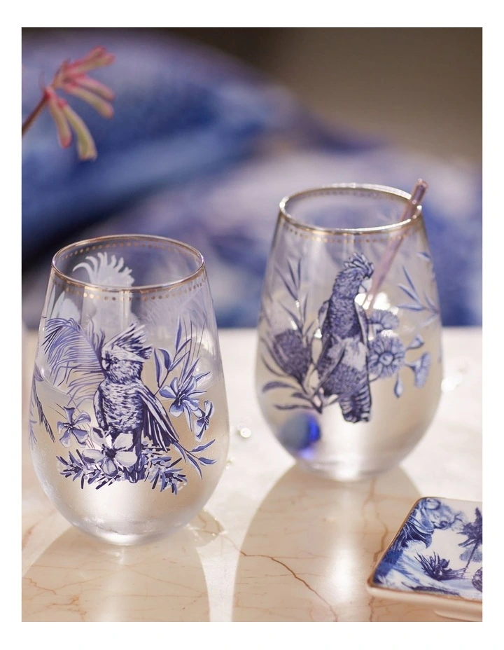 La La Land Dynasty Of Nature Glass Tumbler in Multi MYER