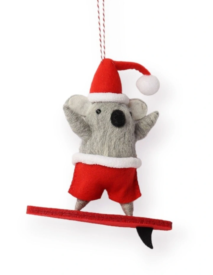 Felt Surfer Koala in Multi image 1