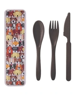 The Dog Collective Wheat Straw Cutlery in Multi