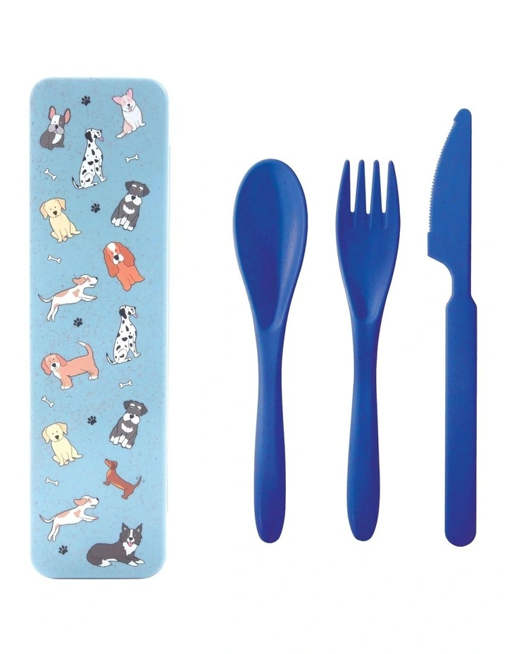 The Dog Collective Wheat Straw Cutlery in Multi image 2