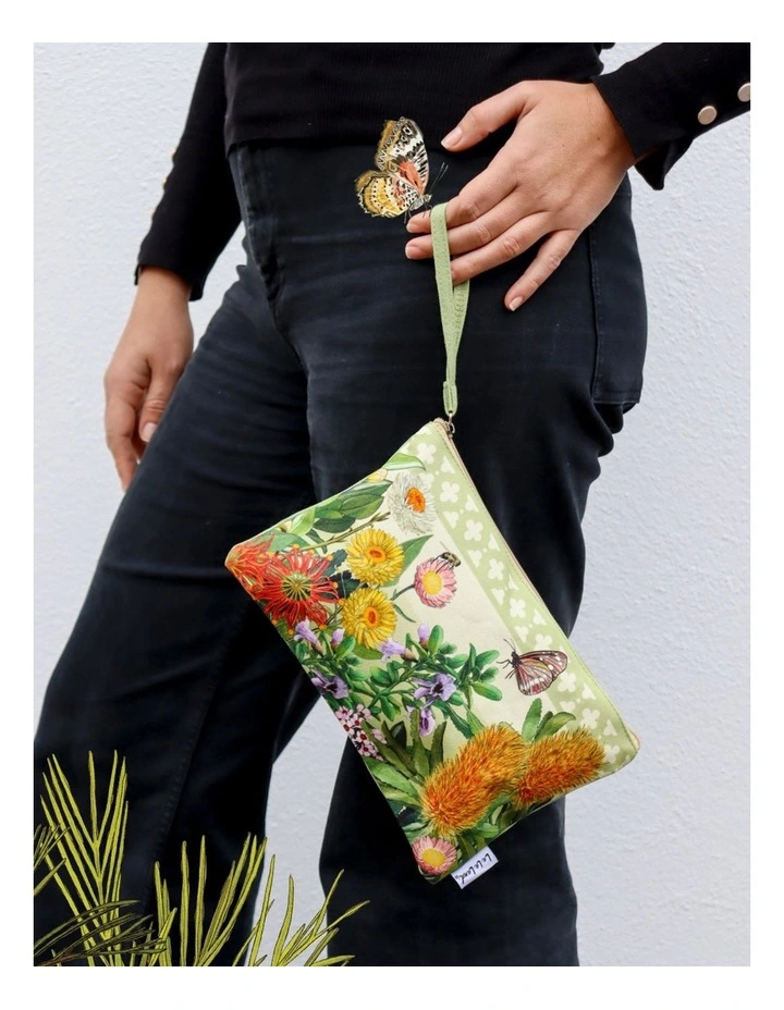 Botanical Blooms Clutch Purse in Multi image 2