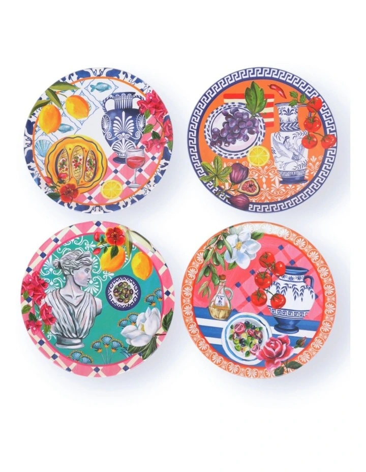 Mediterranean Summer Plate Set in Multi image 1