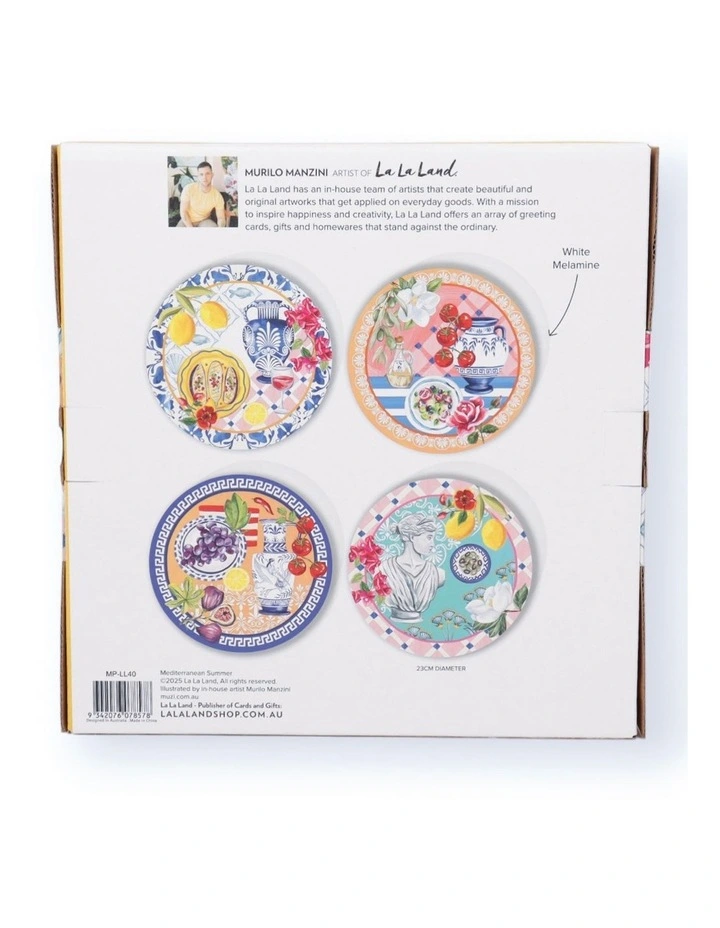 Mediterranean Summer Plate Set in Multi image 3