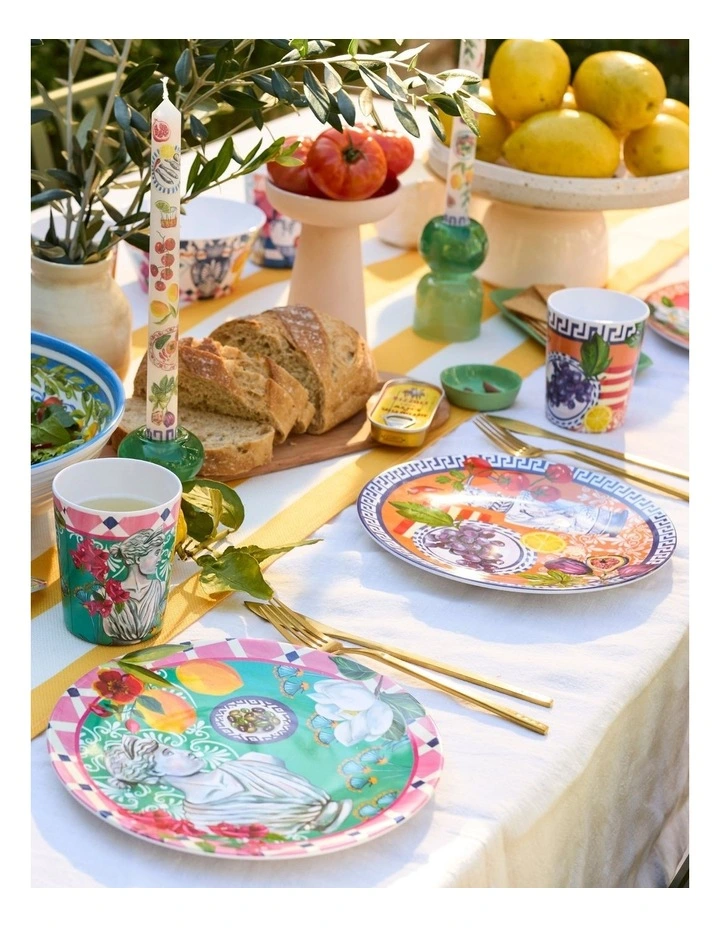 Mediterranean Summer Plate Set in Multi image 4