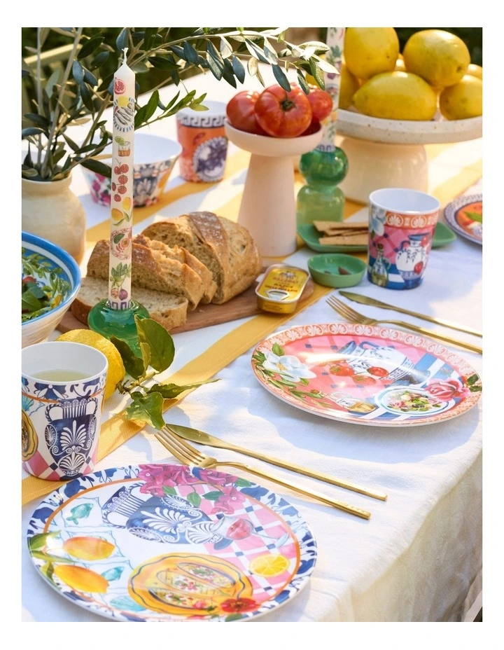 Mediterranean Summer Plate Set in Multi image 5