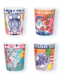 Mediterranean Summer Cup Set in Multi