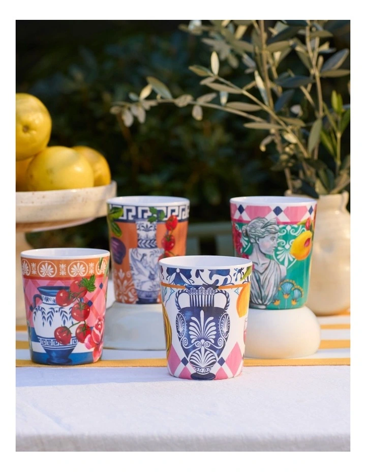 Mediterranean Summer Cup Set in Multi image 3
