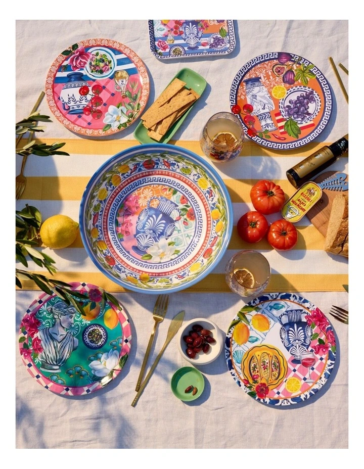 Mediterranean Summer Salad Bowl in Multi image 2