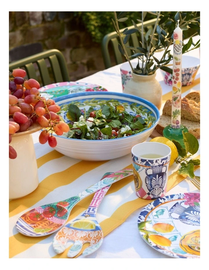 Mediterranean Summer Salad Bowl in Multi image 3