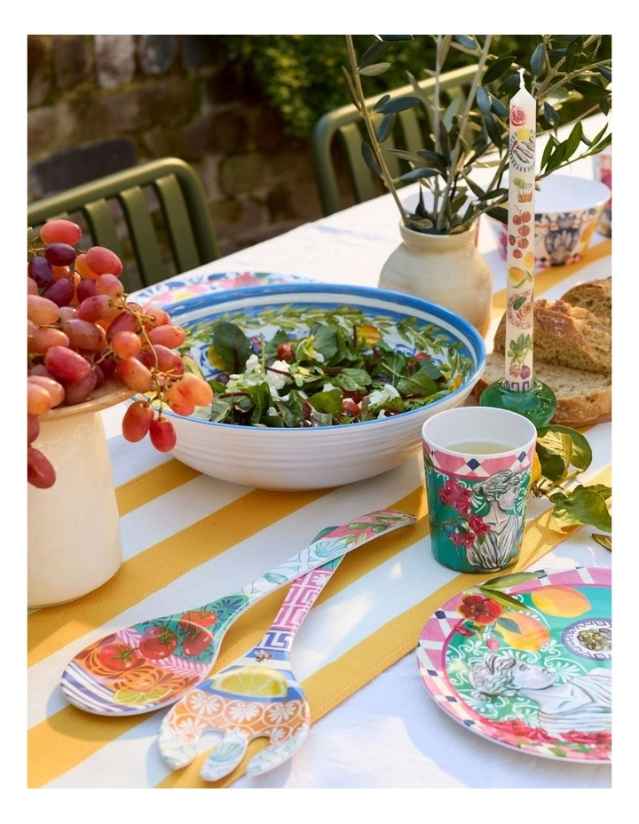 Mediterranean Summer Salad Servers in Multi image 3