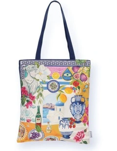 Mediterranean Summer Tote Bag in Multi
