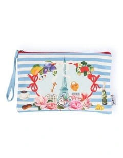 Je T'aime Paris Clutch Purse in Multi