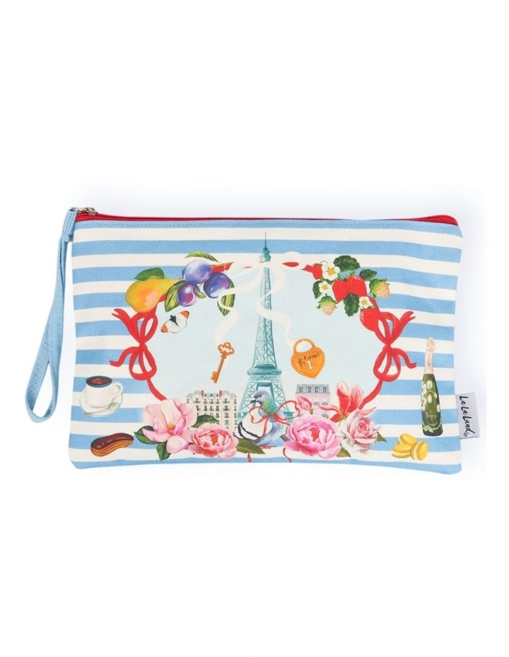 Je T'aime Paris Clutch Purse in Multi image 1