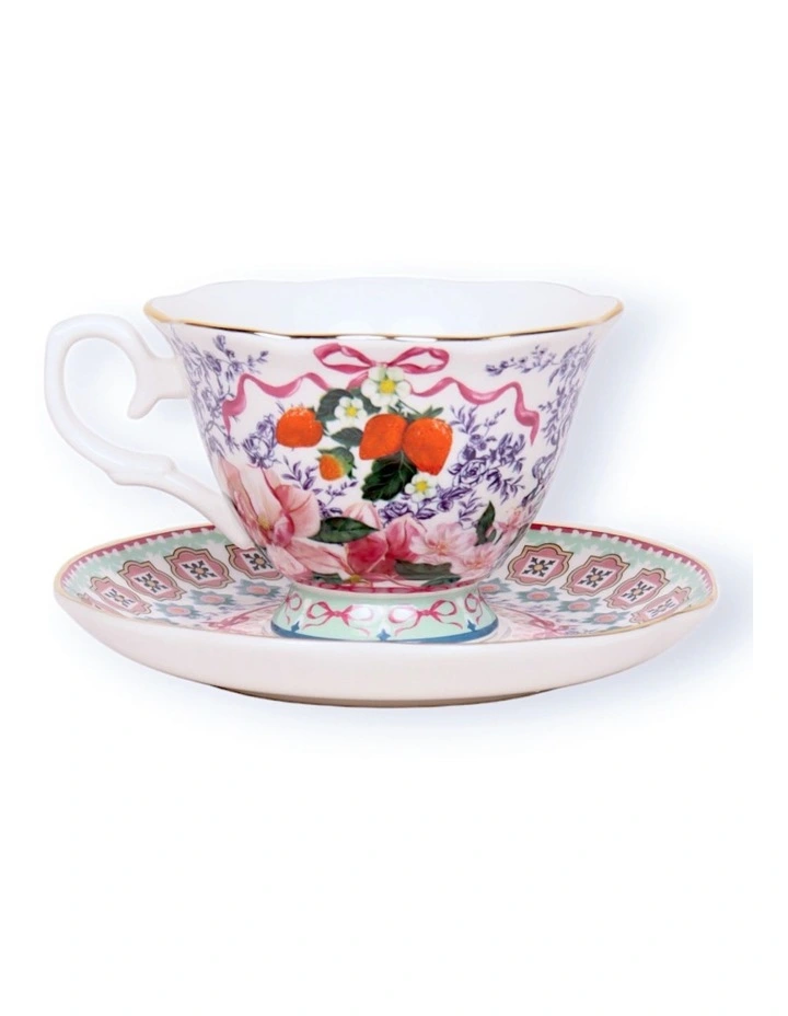 Je t'aime Paris Tea Cup And Saucer in Multi image 2