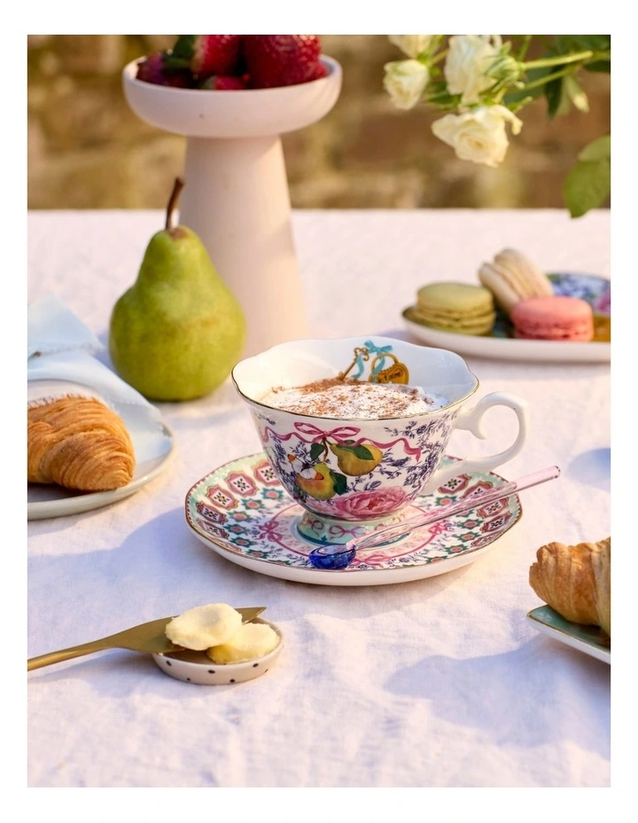 Je t'aime Paris Tea Cup And Saucer in Multi image 5