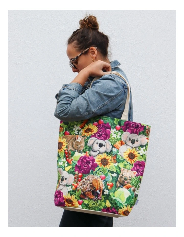 Garden Giggles Shopping Tote image 4