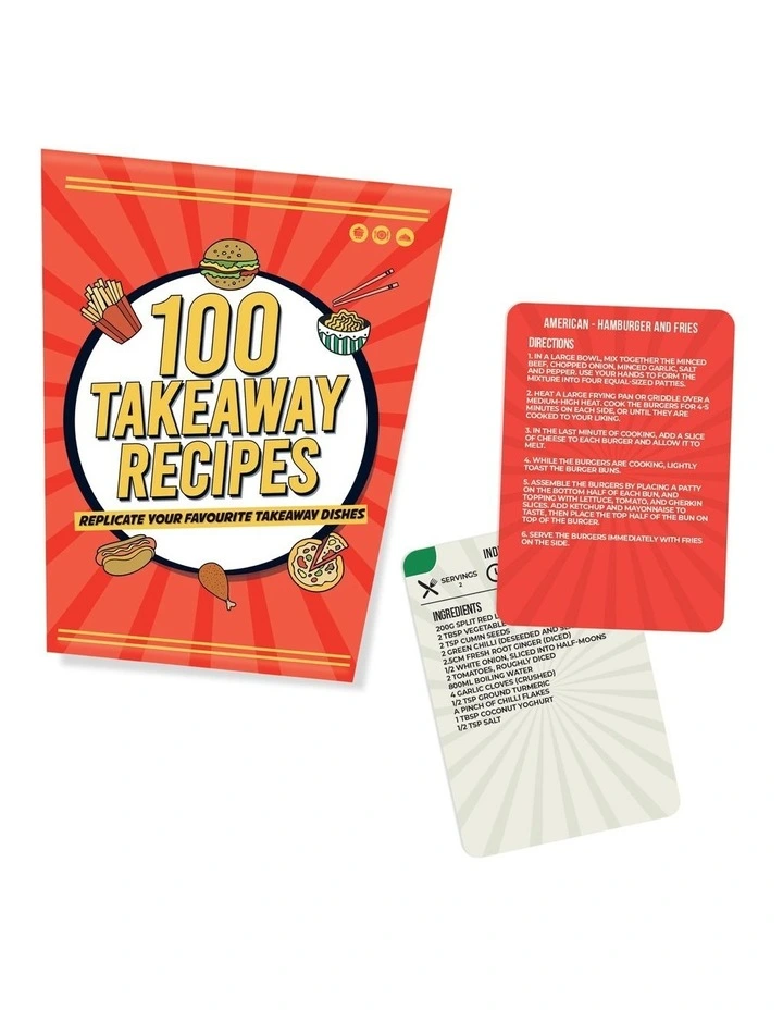 100 Takeaway Recipe Cards image 2