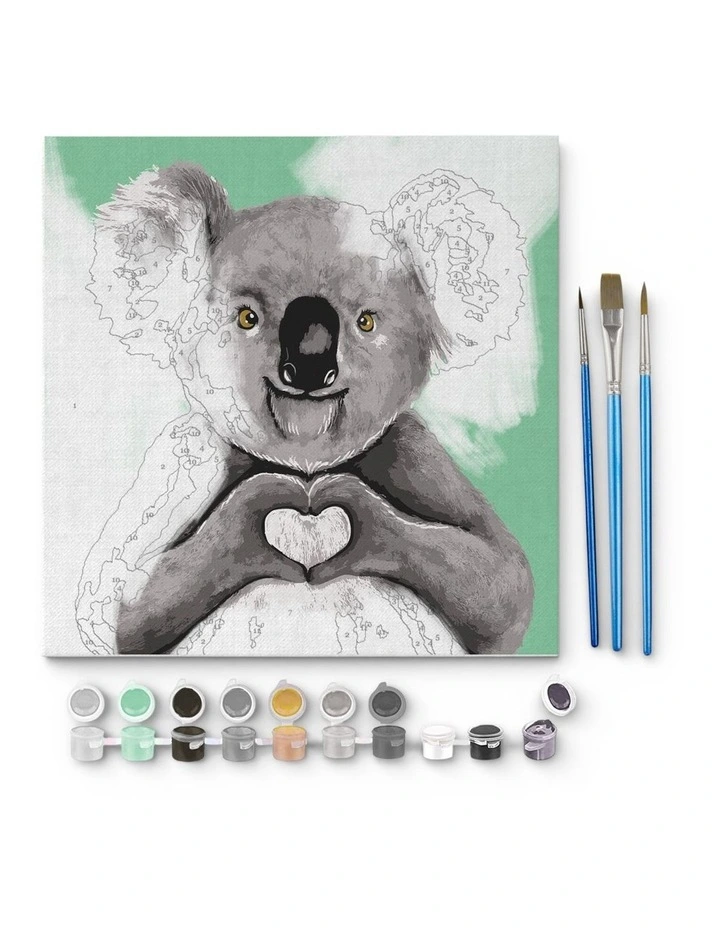 I Heart Koala Paint by Number Small image 1
