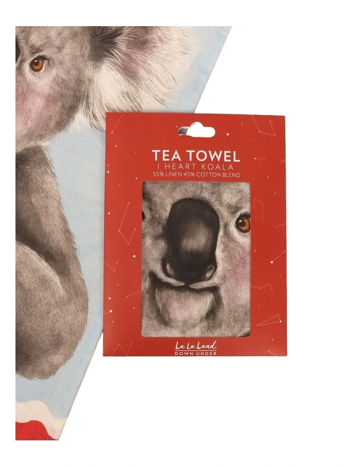 I Heart Koala Tea Towel in Multi image 2