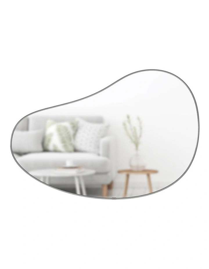 Hubba Pebble 60x91x3cm in Metal Titanium image 1