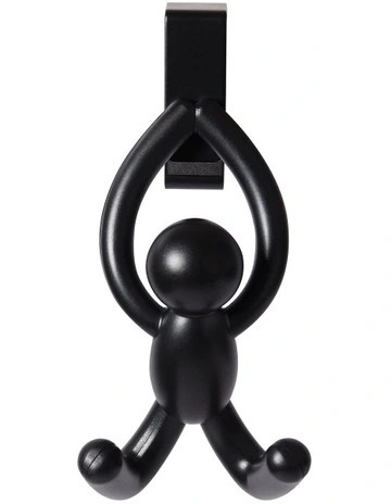 Buddy Over The Door Cabinet Hook Set of 2 in Black
