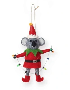 Felt Ornament Elf Koala