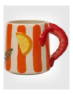Seaview Stoneware Lobster Mug