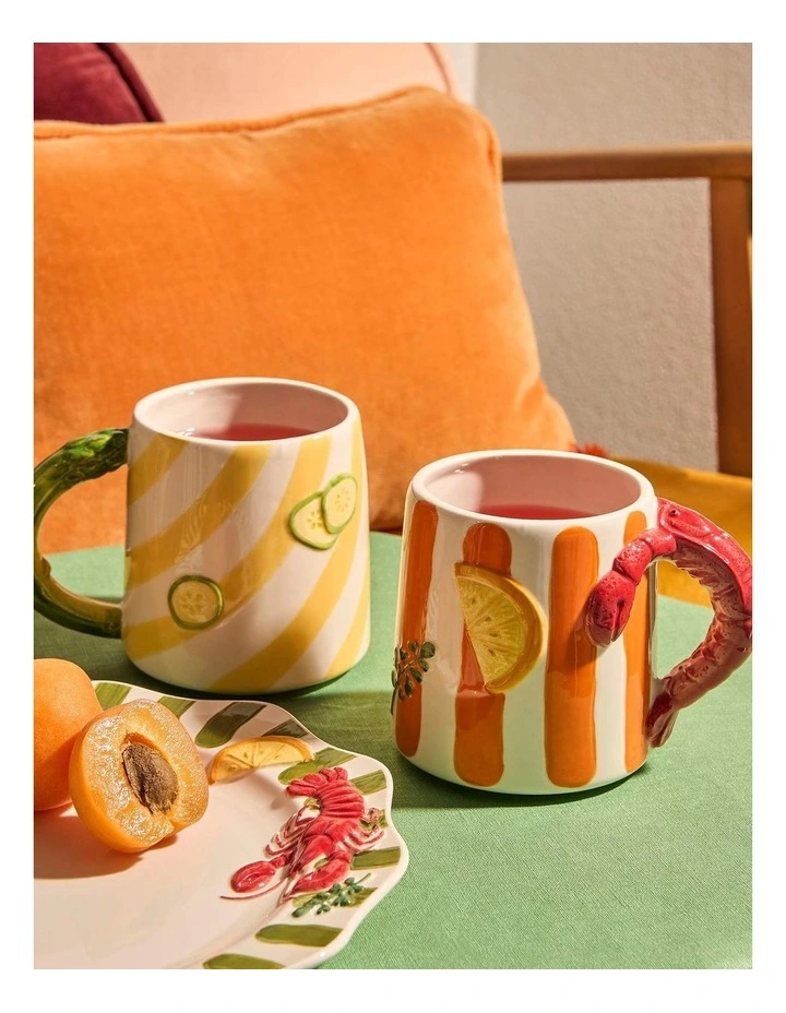 Seaview Stoneware Lobster Mug image 2