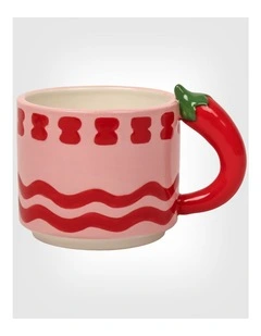 Seaview Stoneware Hot Chilli Mug