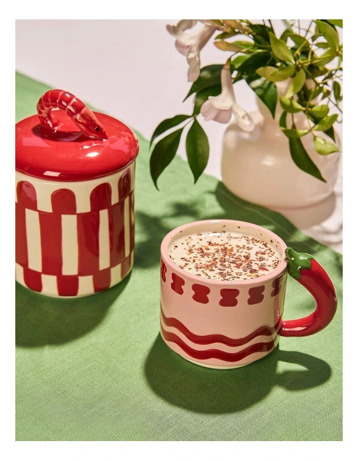 Seaview Stoneware Hot Chilli Mug image 2