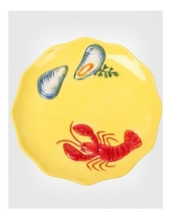 Seaview Stoneware Lobster Plate