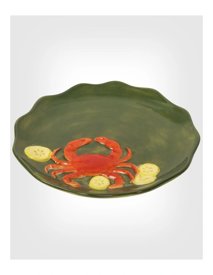 Seaview Stoneware Crab Plate image 3