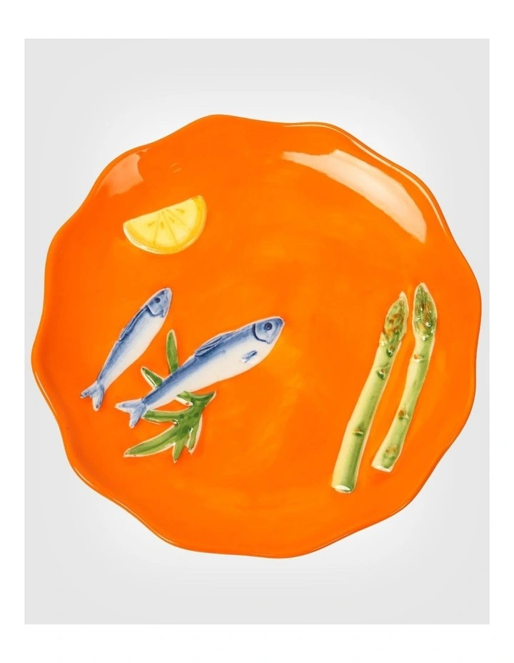 Seaview Stoneware Sardines Plate image 1