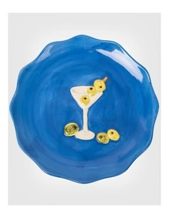 Seaview Stoneware Cocktail Plate