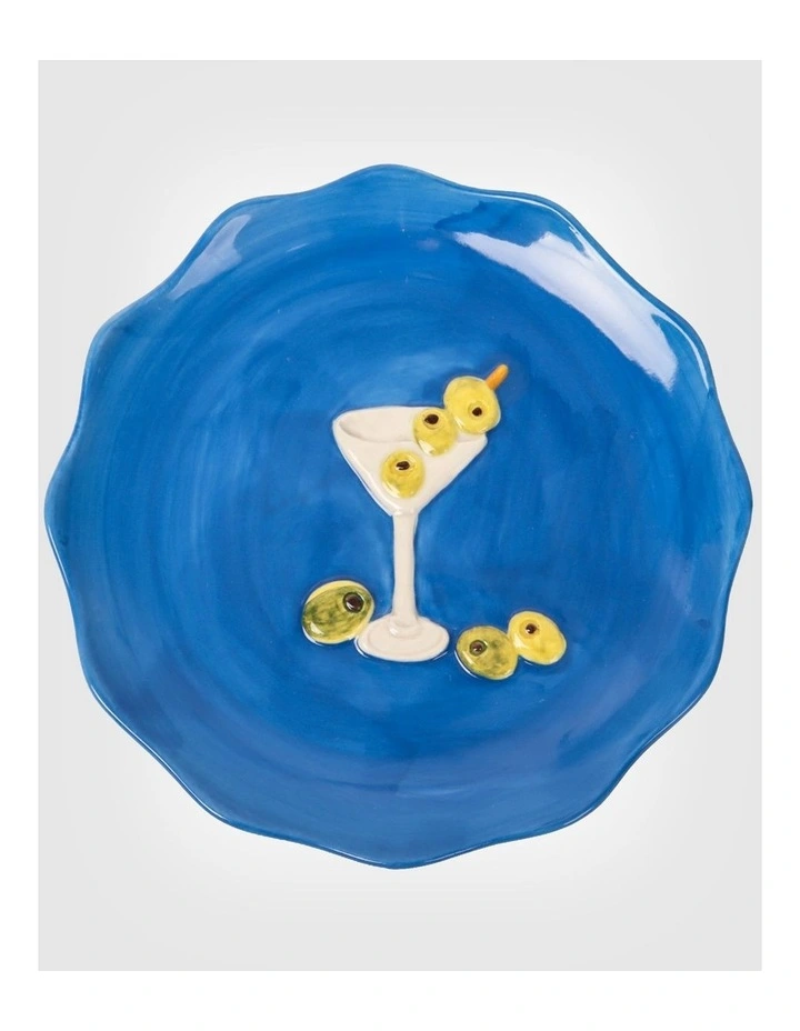 Seaview Stoneware Cocktail Plate image 1