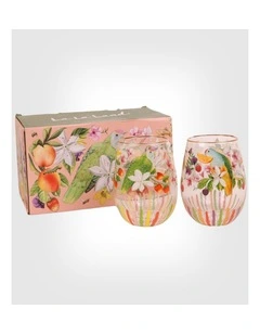 Glass Tumbler Large (Set of 2 glasses) Bountiful Harvest