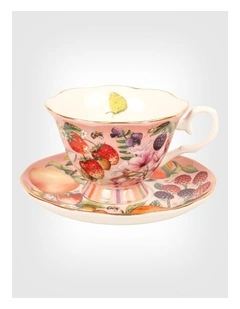 Tea Cup & Saucer Bountiful Harvest