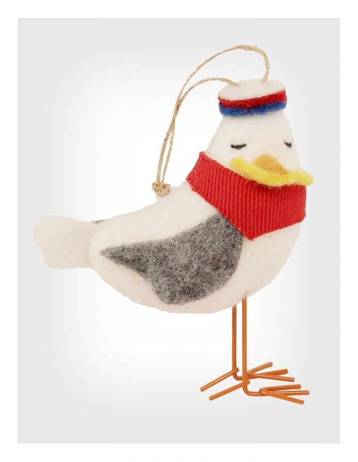 Felt Ornament Chippy Seagull image 1