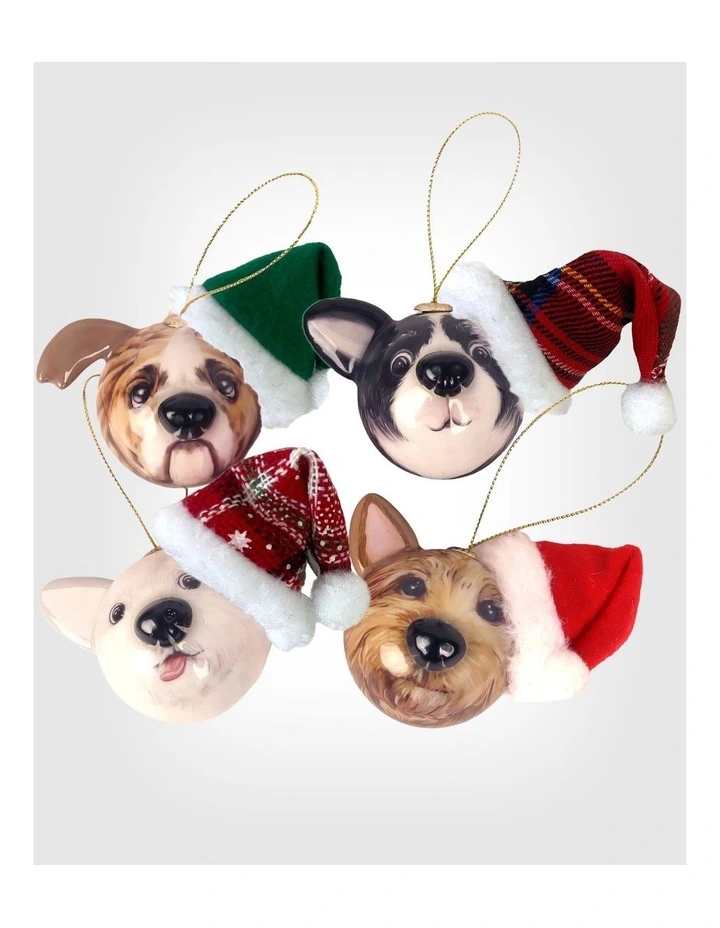 Ornament Set Party Dogs image 1