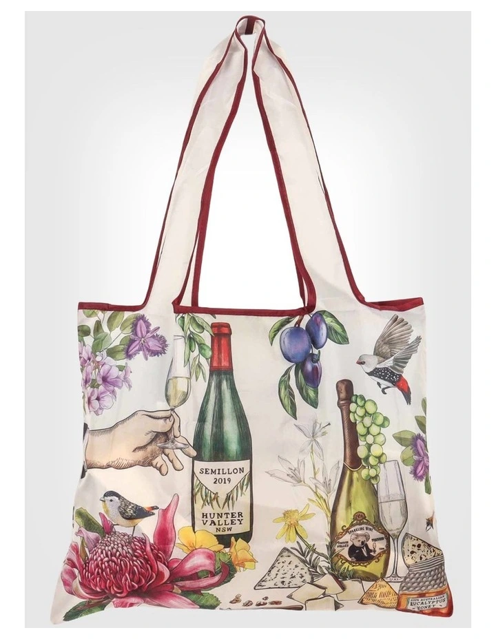 Foldable Shopper Bag Vineyard Visions image 4