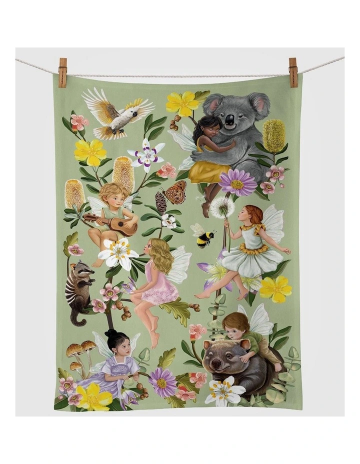 Tea Towel The Secret World Of The Bush image 1