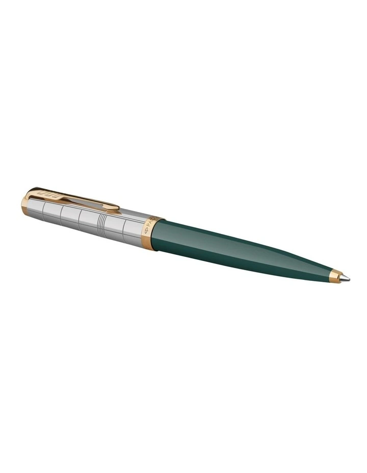 51 Premium Ballpoint Pen in Frost Green with Gold Trim image 2