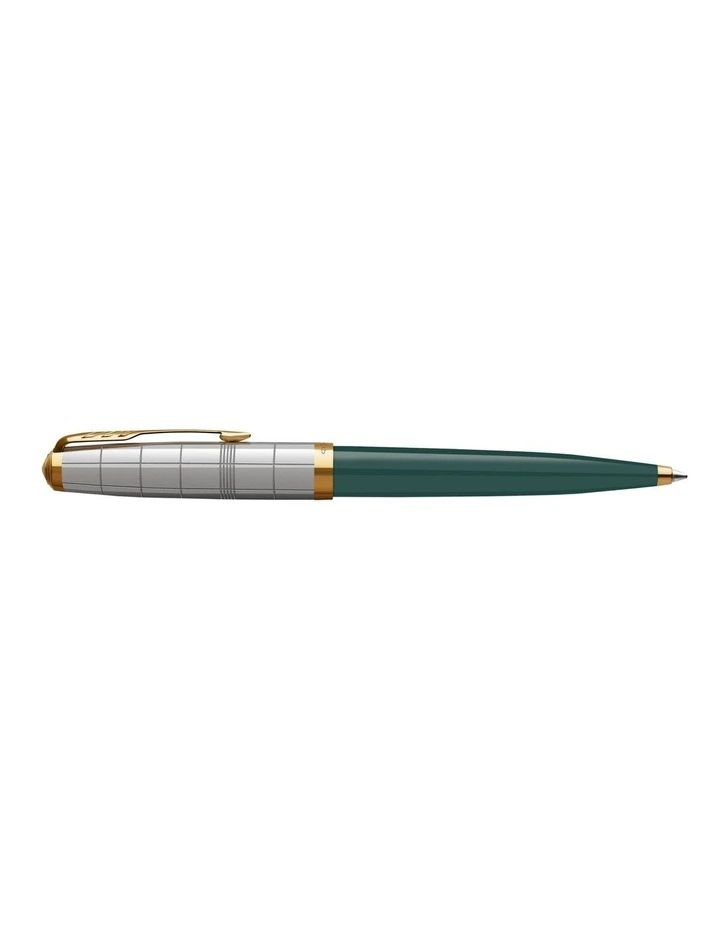 51 Premium Ballpoint Pen in Frost Green with Gold Trim image 3