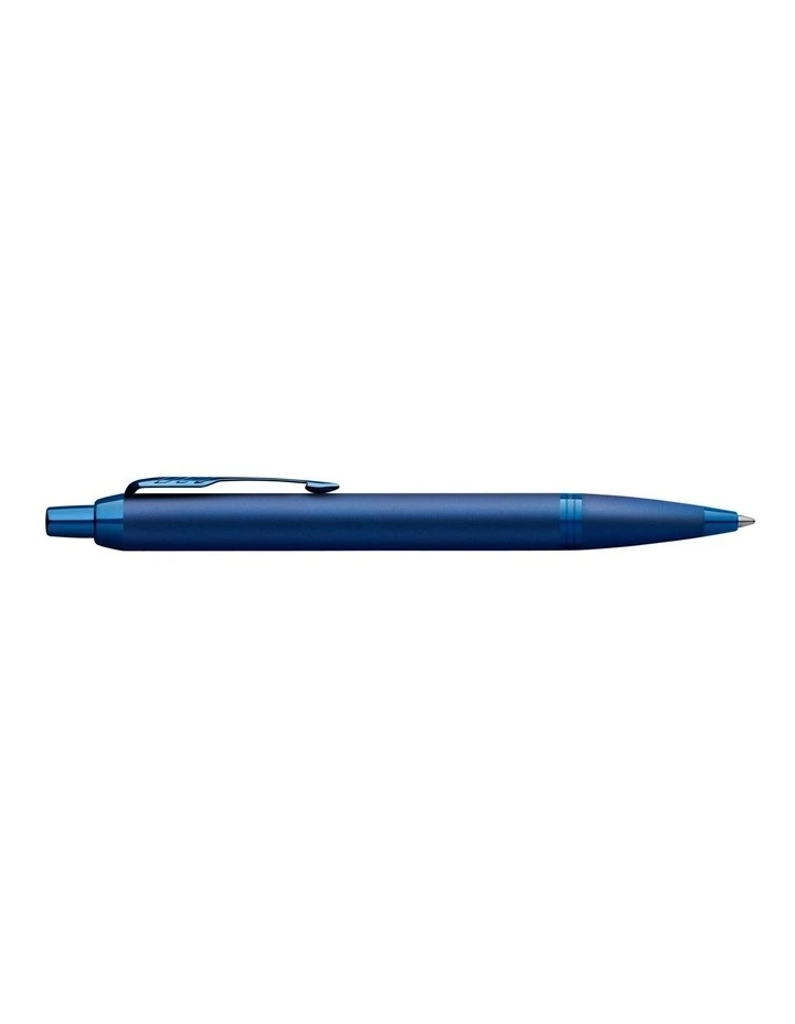 Parker IM Monochrome Ballpoint Pen in Blue image 3
