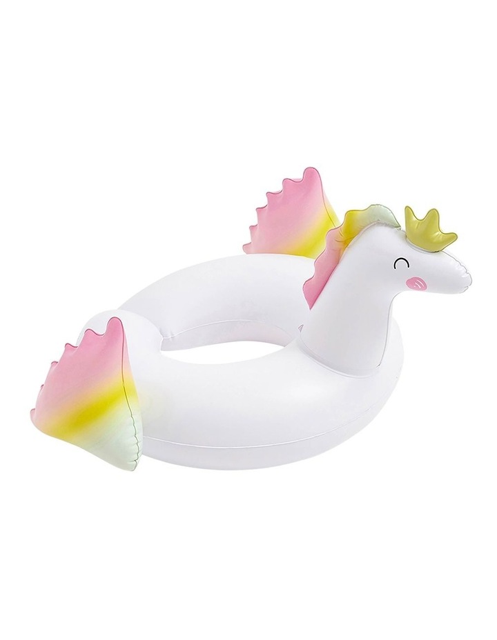 Tropical Inflatable Flamingo Lifebuoy 90cm Diameter Inflatable Pool