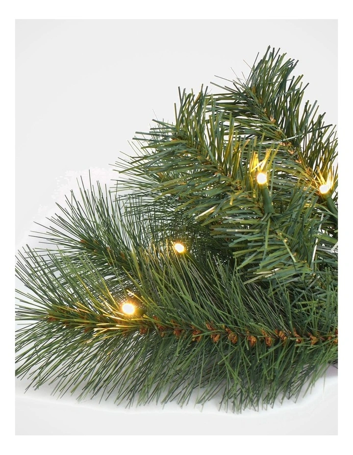 Deluxe Reno 210cm 310L Pre-lit Pine Tree 951 Tips in Green image 3