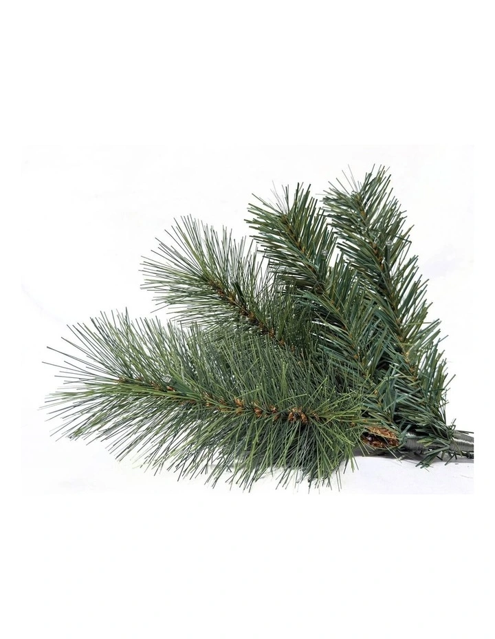 Deluxe Reno 240cm 380L Pre-lit Pine Tree 1201 Tips in Green image 4